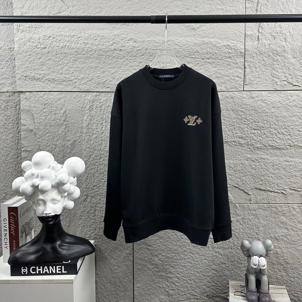 LV Long-Sleeve Crew Neck Sweatshirt 492229
