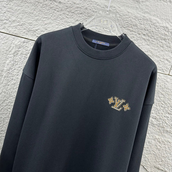 LV Long-Sleeve Crew Neck Sweatshirt 492229
