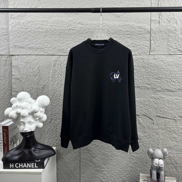 LV Long-Sleeve Crew Neck Sweatshirt 492225