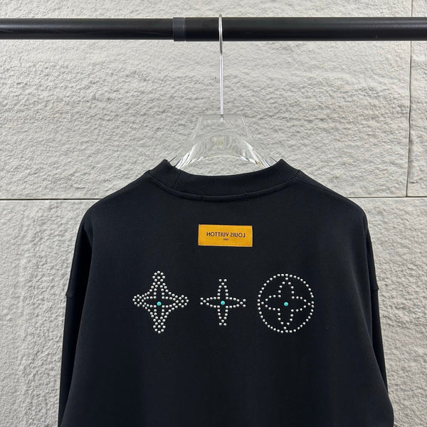 LV Long-Sleeve Crew Neck Sweatshirt 492223