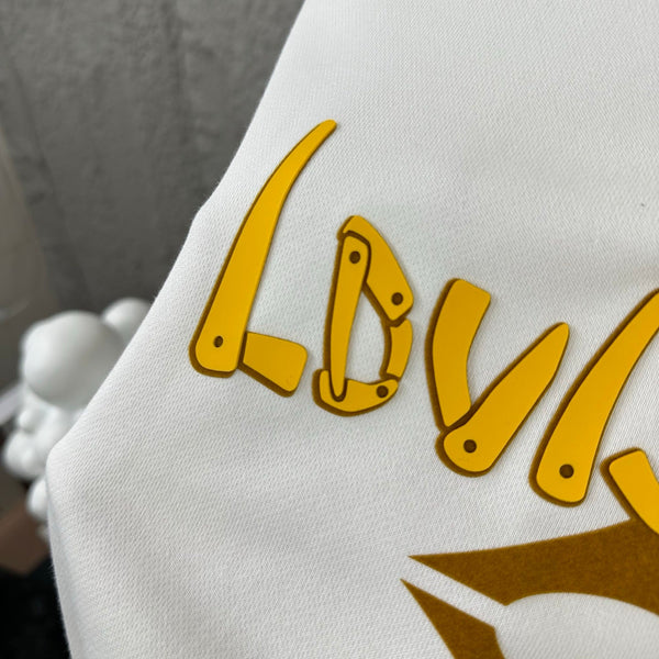 LV Long-Sleeve Crew Neck Sweatshirt 492217