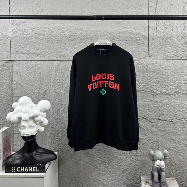 LV Long-Sleeve Crew Neck Sweatshirt 492215