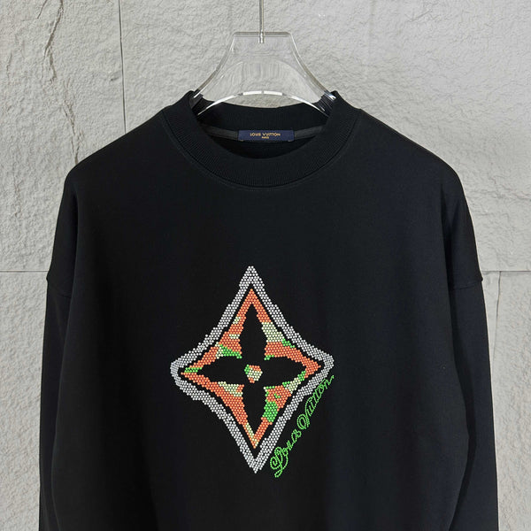 LV Long-Sleeve Crew Neck Sweatshirt 492199