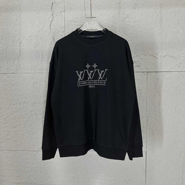 LV Long-Sleeve Crew Neck Sweatshirt 492185