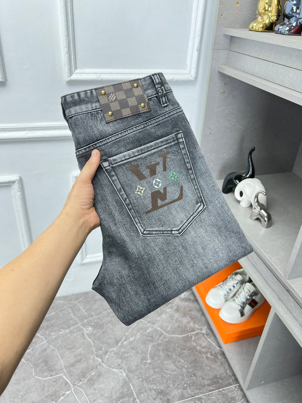 LV Gray Jeans 492678