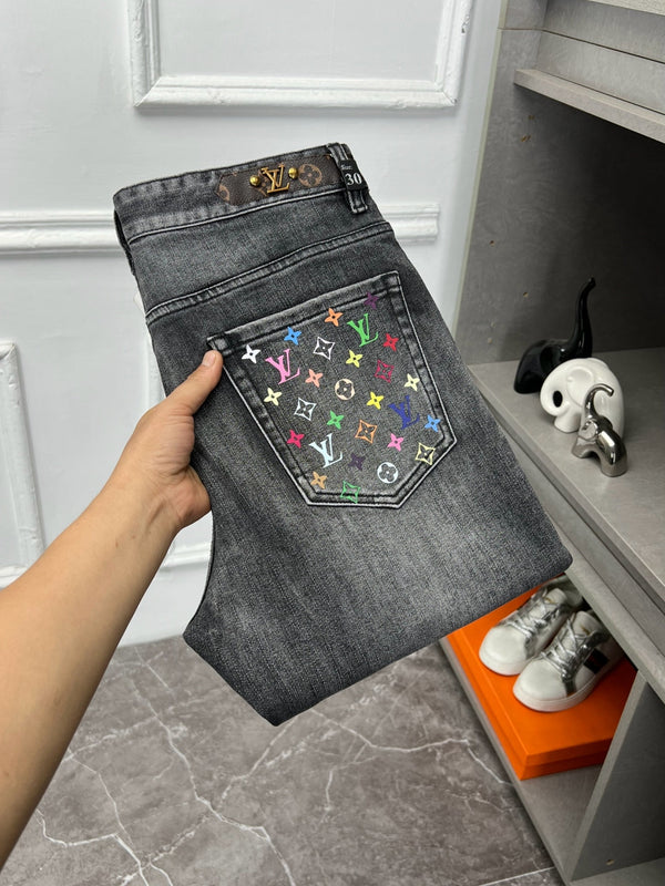 LV Gray Jeans 492659