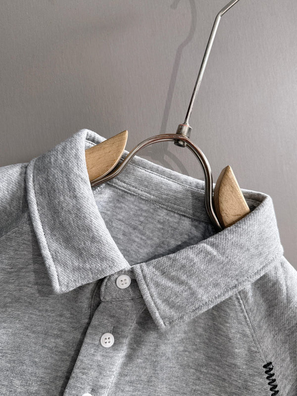 LV 25SS Lapel Sweatshirt Long Sleeve 494424