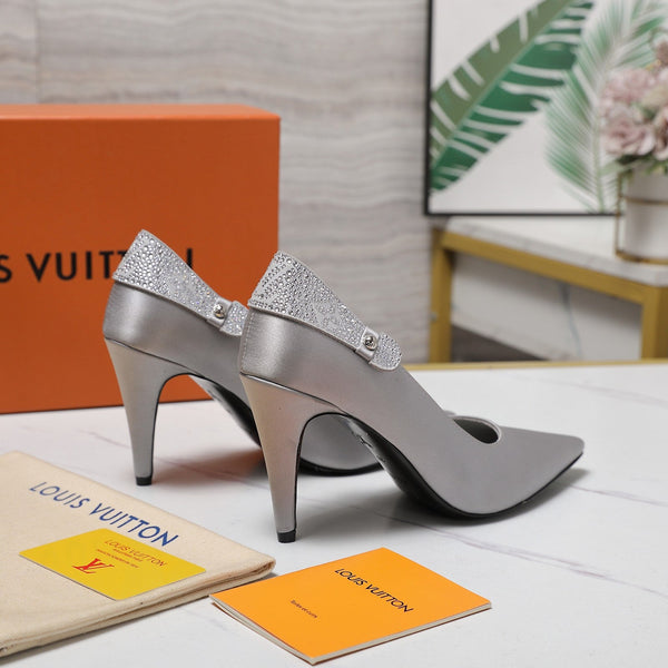LV 26ss Legacy Pumps 95 Silver in Cowhide 600648