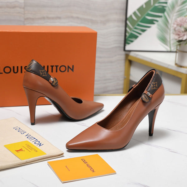 LV 26ss Legacy Pumps 95 Monogram Brown in Cowhide 600651
