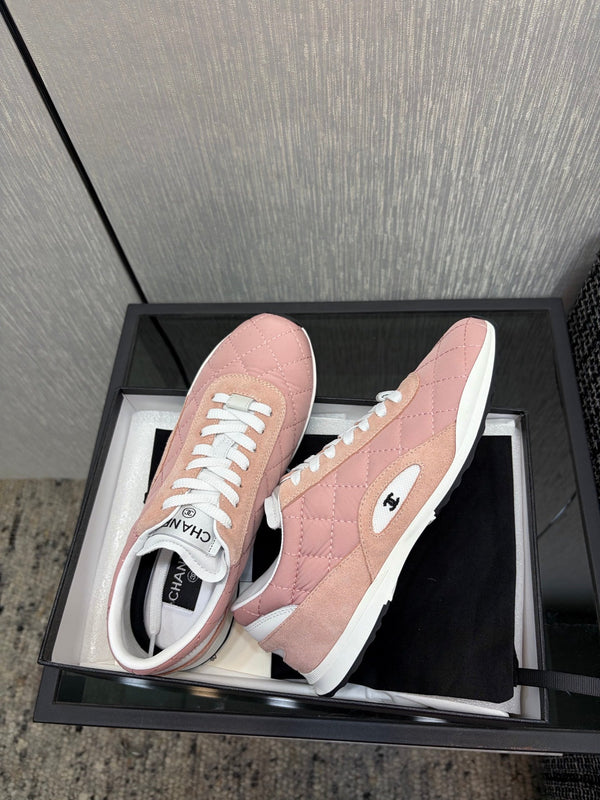 Chanel 26 Quilted Sneaker Pink in Lambskin 602470