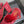 Chanel 26 Classic Chunky Heel Open Back Sandal 95 Red in Tweed Fabric 602498