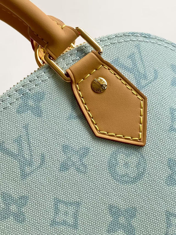 LV M28526 Alma BB Blue Monogram Canvas