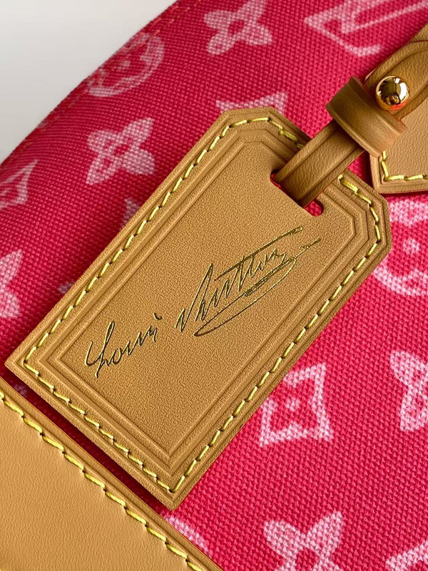 LV M28272 Alma BB Fuchsia Monogram Canvas