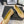 CC Ballet Flats Yellow in Suede 611697
