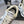 CC Sneaker White Silver Metallic in Cowhide 611669