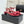 Chanel 26C Chain Bow Chunky Heel Sandals Red in Cowhide 615987