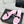 Chanel  26C Double C Bow Slippers High Heel Pink in Mesh 615706