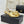 CC 26s Bow Slippers High Heel 35mm Gold Metallic Satin Sheepskin 615746