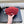Prada 25 Women's Beret Red in Cloth 123103