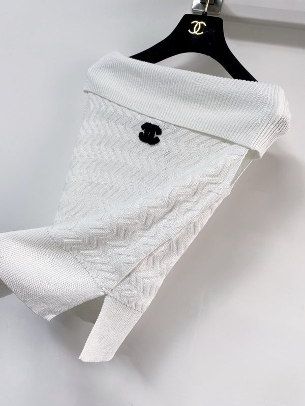 Chanel Vest White in Wool 125462