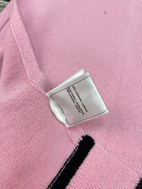 Chanel Vest Pink in Cashmere 133566