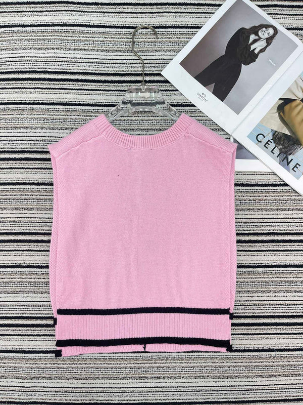 Chanel Vest Pink in Cashmere 133566