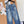 Chanel Wide-Leg Denim Pants Blue in Cotton 129758