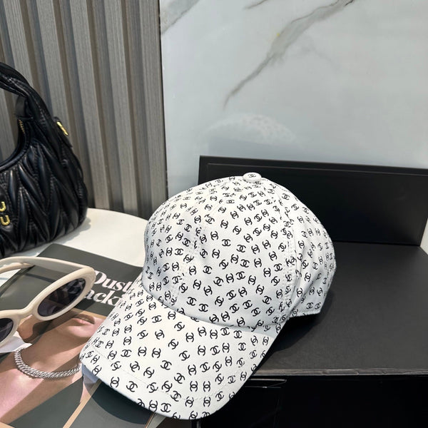 Chanel Classic Baseball Cap Style White in Cloth 192003