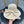 Chanel Wide-brimmed Fisherman Hat Cream in Cloth 197793