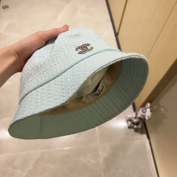 Chanel  Fisherman's Hat Mint Green in Cloth 197683