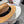 Chanel French Flat Top Hat Camel Black in Straw 201566