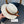 Chanel Woven Hat with Leather Strap White in Cotton 205615