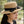 Chanel Elegant flat-top Beige Black in Straw Hat 205392