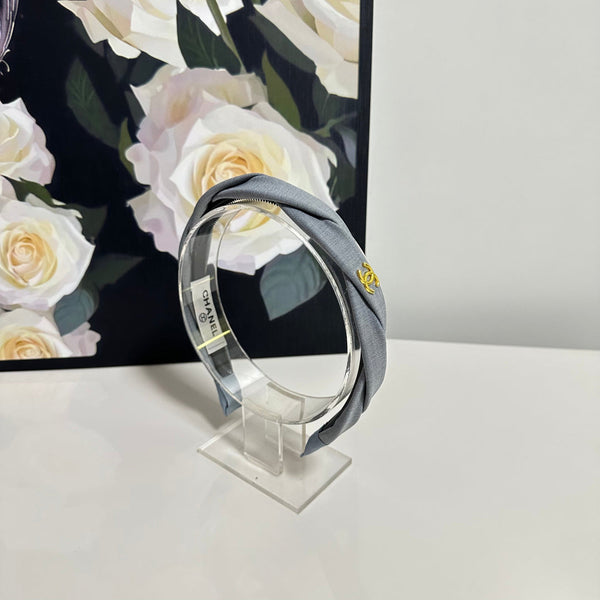 Chanel Headband Grey in Cloth 201912