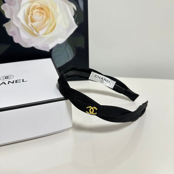 Chanel Headband Black in Cloth 201910