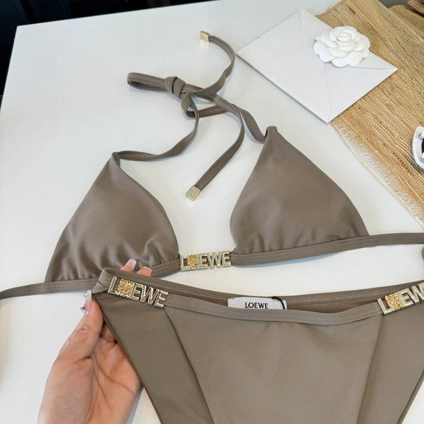 Loewe Bikini Swimsuit Grey in Cotton 20459