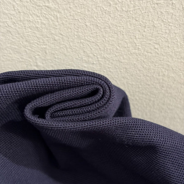 Miu Miu Polo Collar Short-Sleeve Dress Navy Blue in Cotton 190632