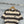 Miu Striped Short-Sleeve T-Shirt Brown White in Cotton 191567