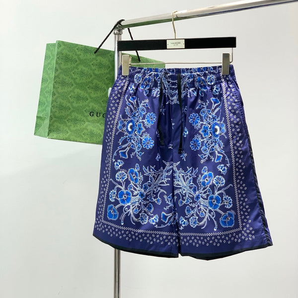 Gucci Short Pants Navy Blue in Cotton 200654