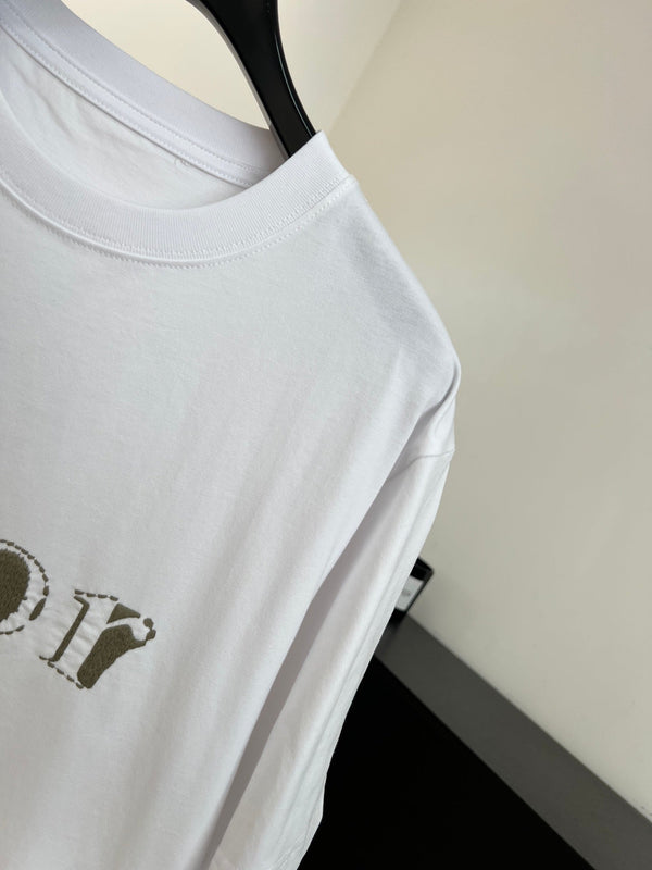 Dior Logo Short-Sleeve T-Shirt White in Cotton 197838