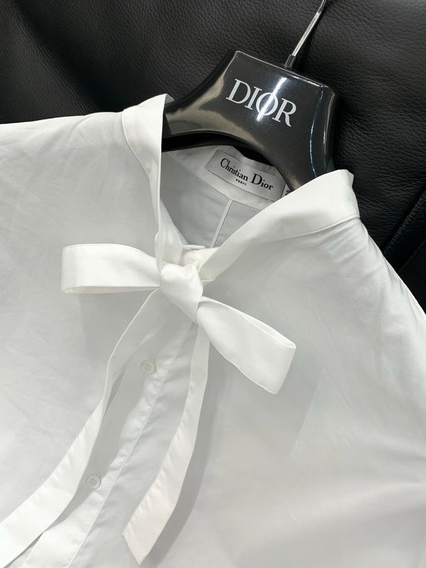DIOR Long-sleeve Shirt White in Cotton 183919