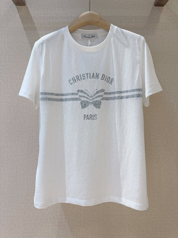 Dior T-shirt White in Cotton 193354