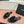 Chanel Bouclé Sandal Black in Fabric Sheepskin 685949