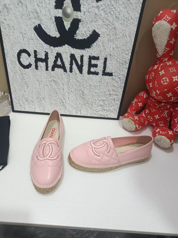 Chanel Espadrilles Pink in Cowhide 684838