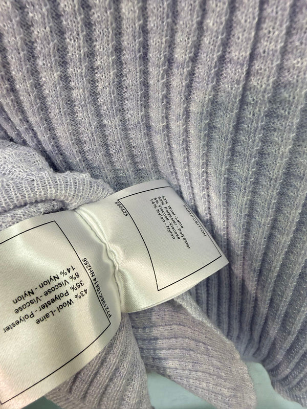 Chanel Knit Vest Purple in Wool 212281