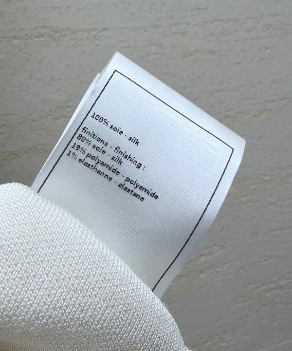 Chanel 26S Vest White in Silk 204926