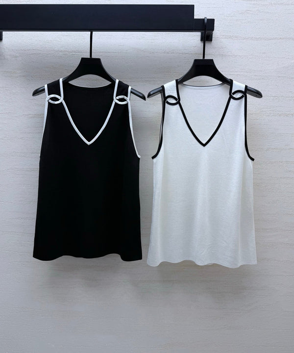 Chanel 26S Vest White in Silk 204926