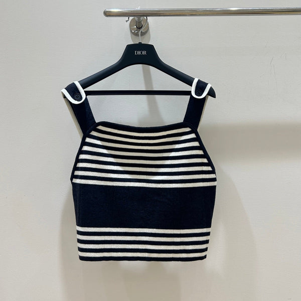 Miumiu Tank Top Navy Blue in Wool 205699