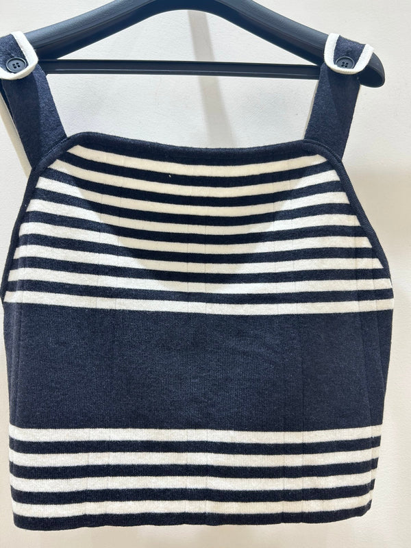 Miumiu Tank Top Navy Blue in Wool 205699