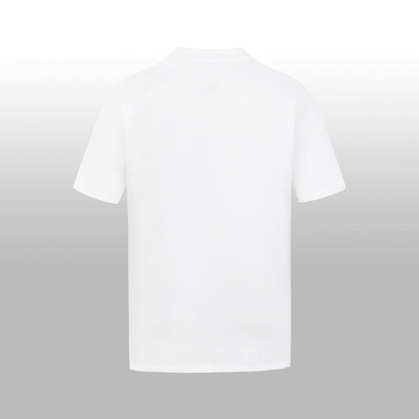 HM  Short-Sleeve T-Shirt with Equestrian Theme Print White in Cotton 215417
